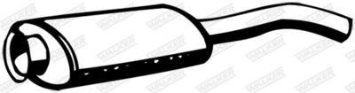 Front Muffler WALKER 15225