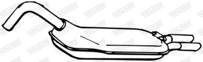 Rear Muffler WALKER 15242