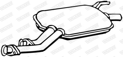 Centre Muffler WALKER 15308