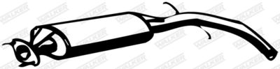Centre Muffler WALKER 15367