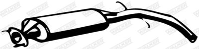 Centre Muffler WALKER 15373