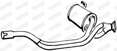 Centre Muffler WALKER 15421