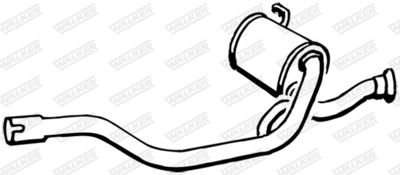 Centre Muffler WALKER 15425