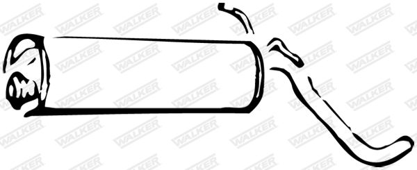 WALKER 15429 Rear Muffler
