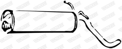 Rear Muffler WALKER 15429
