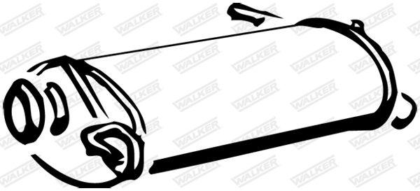 WALKER 15505 Rear Muffler