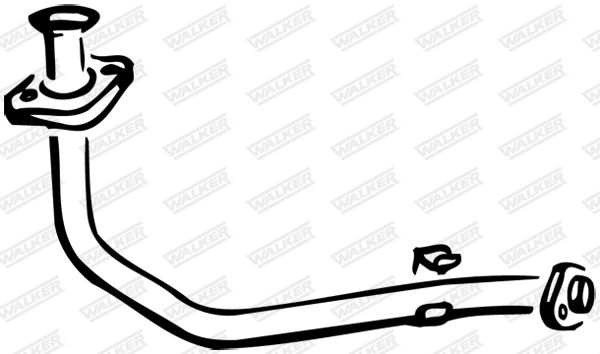 WALKER 15522 Exhaust Pipe
