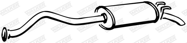 WALKER 15534 Rear Muffler