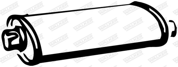 WALKER 15550 Centre Muffler