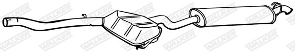 WALKER 15565 Rear Muffler