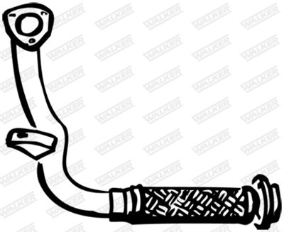 Exhaust Pipe WALKER 15653