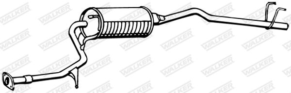 WALKER 15671 Rear Muffler