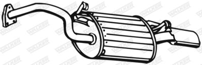 Rear Muffler WALKER 15681