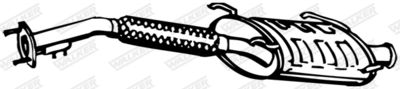 Rear Muffler WALKER 15703