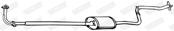 WALKER 15716 Front Muffler