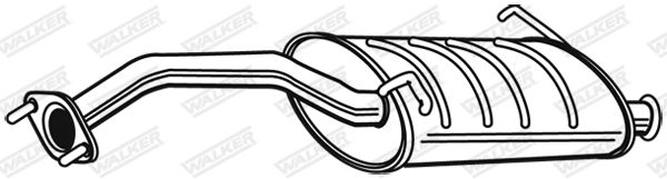 WALKER 15717 Rear Muffler