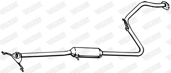 WALKER 15749 Centre Muffler