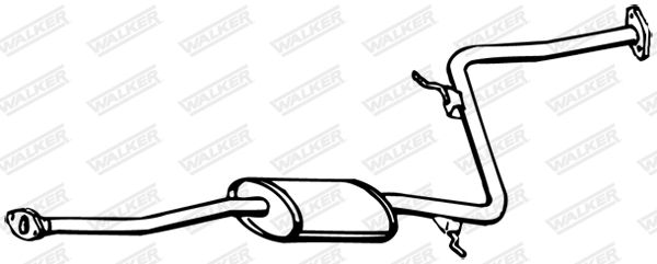 WALKER 15771 Centre Muffler