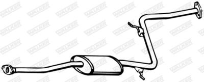 Centre Muffler WALKER 15771