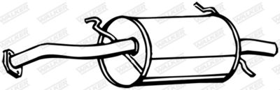 Rear Muffler WALKER 15773