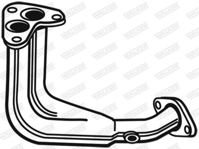 Exhaust Pipe WALKER 15806