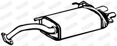 Rear Muffler WALKER 15847