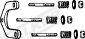 Mounting Kit, exhaust system WALKER 15891