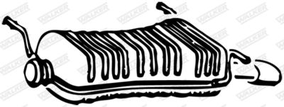 Rear Muffler WALKER 15921