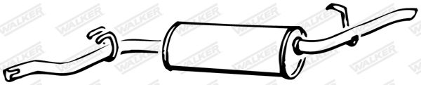 WALKER 15923 Rear Muffler