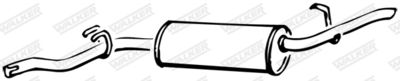 Rear Muffler WALKER 15923