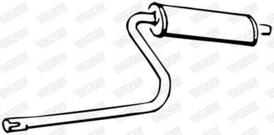Centre Muffler WALKER 15942