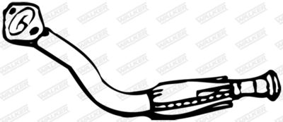 Front Muffler WALKER 15961