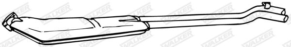 WALKER 16012 Centre Muffler