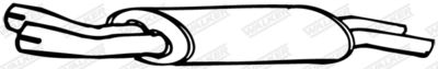Rear Muffler WALKER 16013