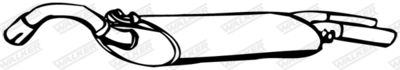 Rear Muffler WALKER 16060