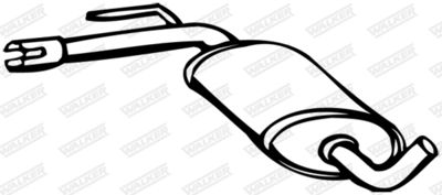 Centre Muffler WALKER 16082