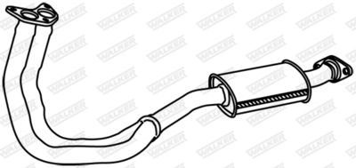 Front Muffler WALKER 16096