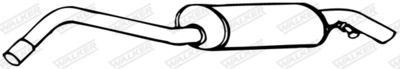 Rear Muffler WALKER 16101