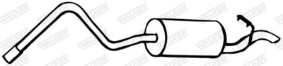 Rear Muffler WALKER 16122