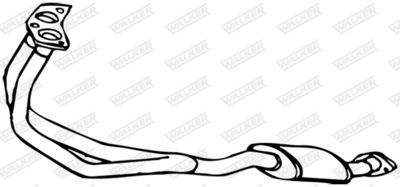 Front Muffler WALKER 16124