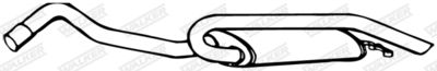 Rear Muffler WALKER 16135