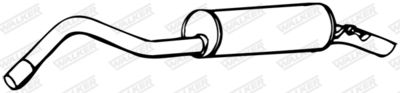 Rear Muffler WALKER 16147