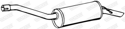 Rear Muffler WALKER 16163