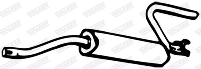 Rear Muffler WALKER 16263