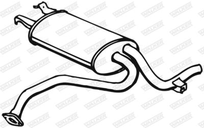 Rear Muffler WALKER 16315