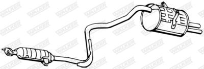 Rear Muffler WALKER 16319
