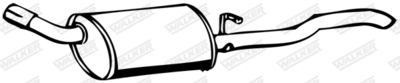 Rear Muffler WALKER 16335