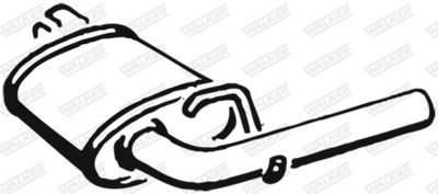 Centre Muffler WALKER 16350