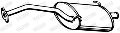 Rear Muffler WALKER 16374