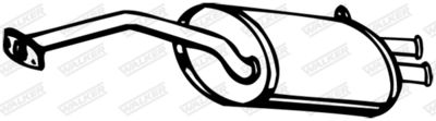 Rear Muffler WALKER 16377